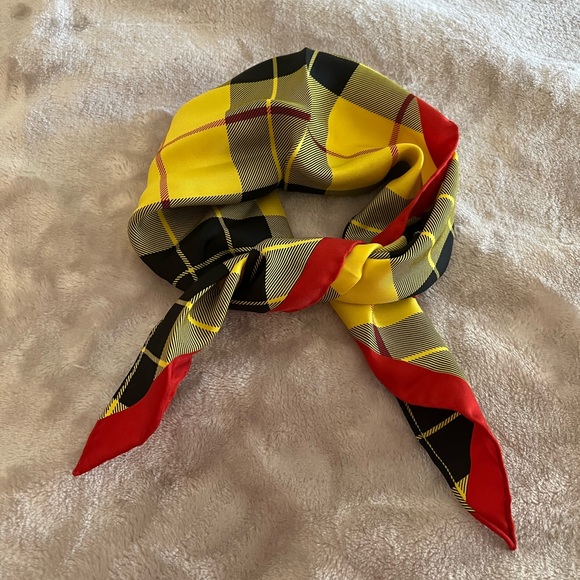BURBERRY SILK SCARF AUTHENTIC! NWT! - Picture 4 of 10
